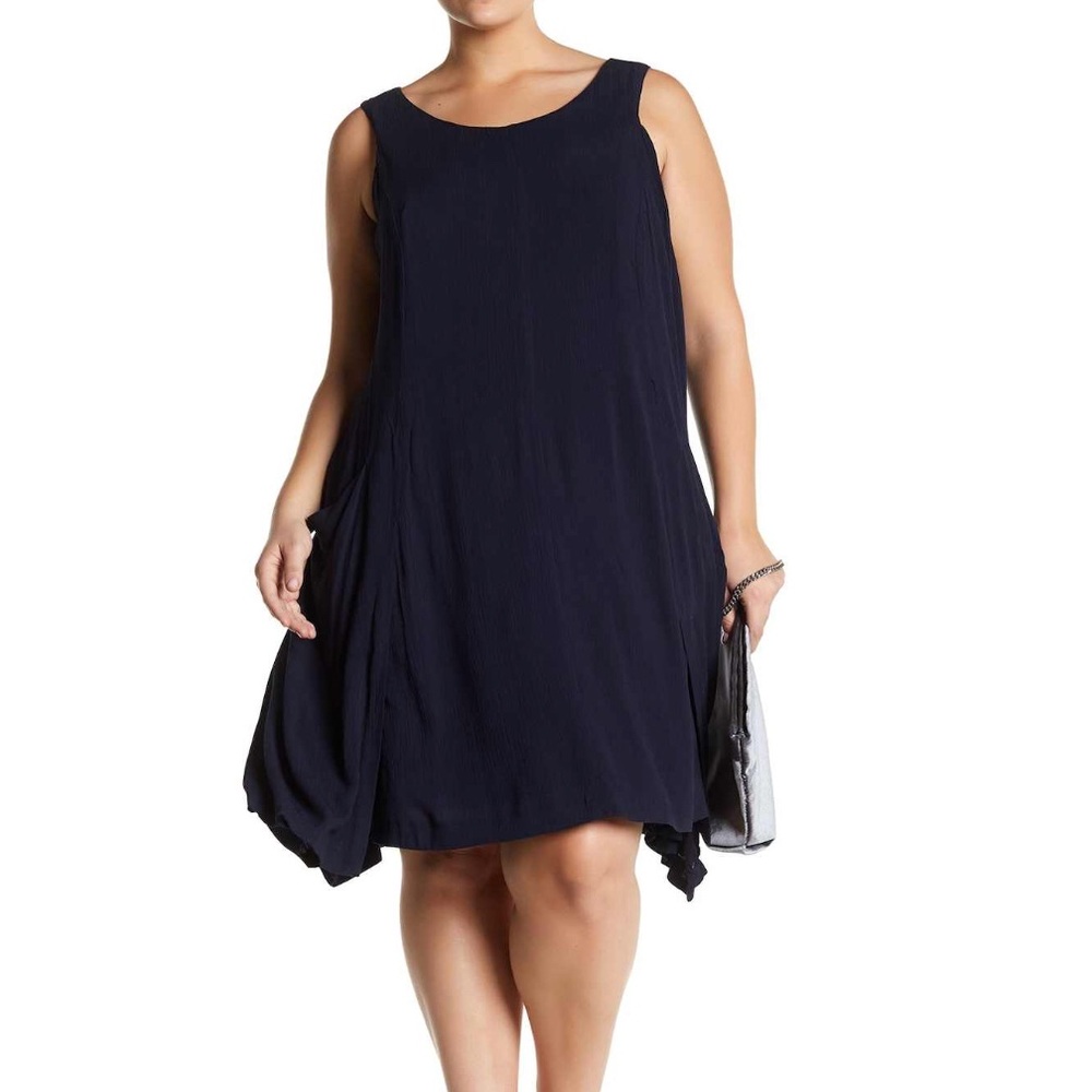 Black dress NWT Sharagano pocket dress sleeveless